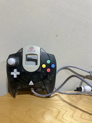 Controlador SEGA Dreamcast transparente translúcido negro GRIS humo HKT-7700 probado Foto 1 de 3