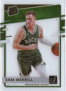2020-21 Clearly Donruss #63 Sam Merrill blu #/99 - Foto 1 di 2