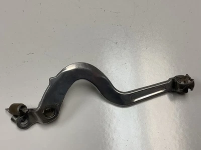 KAWASAKI 43001-1195 REAR BACK BRAKE PEDAL LEVER & SPRING KX250 KX500 1986 OEM - Image 1 of 4