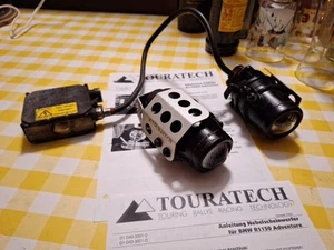 BMW R1150GS Adventure Hella Xenon Spot fog lights pair TOURATECH guards - Picture 1 of 5