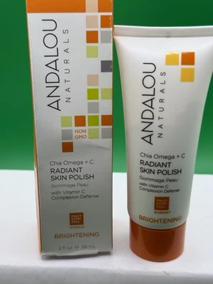 Andalou Naturals Chia Omega + C Radiant Skin Polish- Great Price! - Image 1 of 2