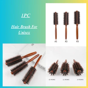 Boar Bristle Lotus Wood Hair Brush For Unisex Hair Products & Hair Accessories - Picture 1 of 7