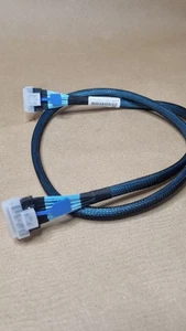 Luxshare SAS-Splitter-Kabel 02YH121 SC17A61388 – 2x SFF-8643 – 2023 – Neu - Afbeelding 1 van 4