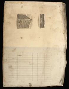 Antigua piedra litográfica 12 x 9 pulgadas, 2 1/8 pulgadas de espesor 026 - Imagen 1 de 2