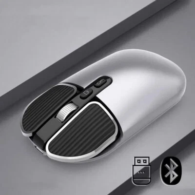 Wireless Mouse 2.4GHz Anti-Slip Desktop Key 1600 Dual Model Silence Office Mouse - Image 1 of 4