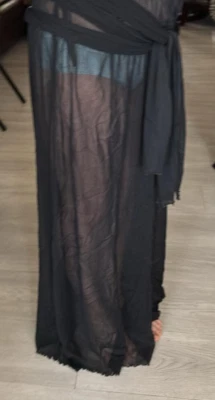 NUEVO CON ETIQUETAS The Look By Randolph Duke Falda Negra Multiusos Túnica Envoltura Sarong 1X Foto 1 de 4