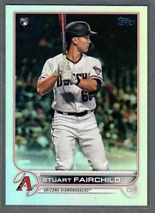2022 Topps Series 1 Stuart Fairchild Rookie RC Rainbow Foil #163 Diamondbacks SP - Picture 1 of 2