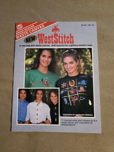 Wes Stitch, Counted cross stitch western patterns using waste canvas - Picture 1 of 4