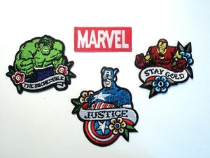 1x Iron Man Patches Embroidered Cloth Badge Applique Iron Sew On Venom - Picture 1 of 9