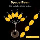 Line Stopper Fishing Accessories Luminous Space Beans Black Rubber Float