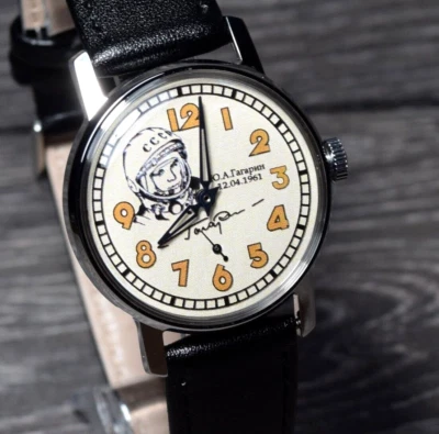 Reloj Pulsera Pobeda Yuri Gagarin Sturmanskie Vintage Mecánico Soviético URSS Foto 1 de 4
