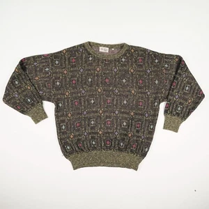 BON GUSTO Vintage Herren Pullover Gr. XL / XXL bunt Strickpullover Langarm Rundh - Bild 1 von 19