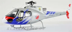 AS-350 600 ARF Brazil RC Helicopter Fuselage AS350 Brazil Helicopter V2 Version - Picture 1 of 8