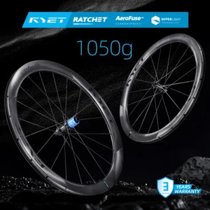 Rennrad Laufradsatz 36T Keramik Ratsche Vollcarbon Tubeless Clincher für HG XDR - Bild 1 von 23