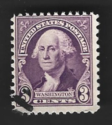 Scott# 720 3c George Washington with light Duplex no face cancel - (A-7) - Image 1 of 2