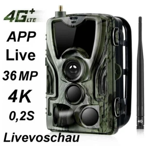 4G Wildkamera mit live übertragung auf Handy Überwachungskamera Jagdkamera LTE - Bild 1 von 6