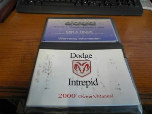 Nice Condition 2000 Dodge Intrepid Owners Manual & Warranty Info. - Picture 1 of 3