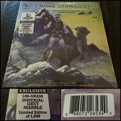 THE EMPIRE STRIKES BACK LP 180 Gram Marble Vinyl SEALED Star Wars JOHN WILLIAMS - Image 1 of 4