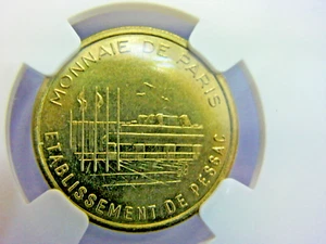 +EURO TRIALS FRANCE 10C NGC MONNAIE DE PARIS NORDIC GOLD MS63 ER4 - Picture 1 of 5