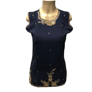 NWT Kurti Blouse Dress Indian Indo Apparel Size S w/Dupatta Sri Ramajayam - Picture 1 of 14