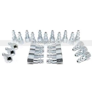 25 Stck. 1/4 NPT Luftschlauch Armaturen M Style Werkzeug Leitung Kompressor Bau Stecker - Bild 1 von 4