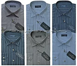Camisas para hombre de manga larga a rayas - M - 2XL - hilo teñido de polialgodón por TomHagan - Imagen 1 de 11
