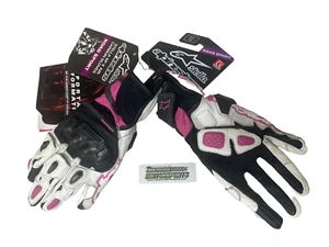 Alpinestars Womens Stella SP-X SPX Air Carbon AC Touchscreen Textile Gloves PINK - Picture 1 of 3
