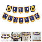  Eid Mubarak Party Decoration Decorative Banner Supplies Bunting