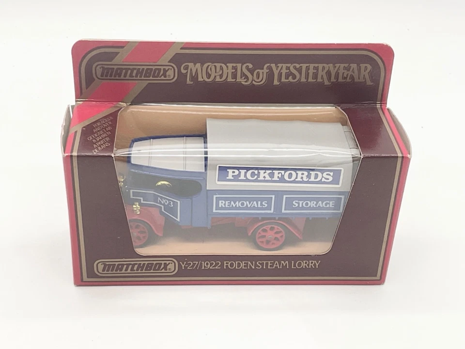 Matchbox MODELS of YESTERYEAR ,,Y-27 - 1922 Foden Steam Lorry,, ,,Neu in OVP,, - Bild 1 von 1