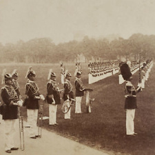 West Point Military Academy Army Commanders Dress Parade NY 1901 Stereoview L231