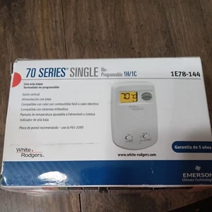 New Emerson 1E78-144 Thermostat Non-Programmable 70 Series 1 Heat 1 Cool 24V - Picture 1 of 5