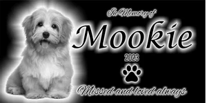Personalized Pet Stone Memorial Grave Marker Granite Plaque Human headstone dog - Picture 1 of 24