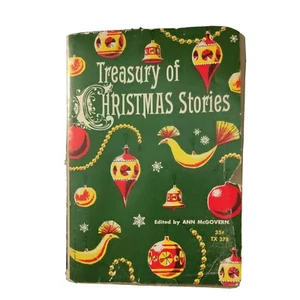 Vintage 1960 Treasury of Christmas Stories By Ann McGovern - Imagen 1 de 3