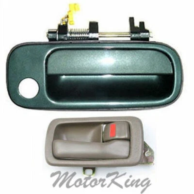 Manija de puerta delantera R exterior para 92 93-96 Toyota Camry 6P2 e interior marrón R Foto 1 de 4