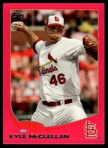2013 Topps Mini #146 Kyle McClellan Pink #/25 - Picture 1 of 2