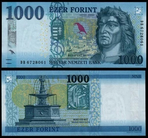 HUNGARY 1000 FORINT (P203) 2017 UNC - Picture 1 of 1