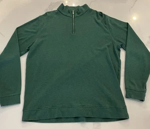 Pullover Peter Millar Para Hombre 1/4 Cremallera Verde Talla 2XL Golf Informal - Usado en Excelente Condición - Imagen 1 de 7
