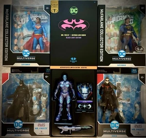 DC Direct™ Superman & Batman EDICIÓN PLATINO ETIQUETA DORADA McFarlane Variante Película - Imagen 1 de 8