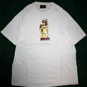 Camiseta Bikini Enfermera Vintage Años 90 Hook-Ups XL Hecha en EE. UU. - Imagen 1 de 7