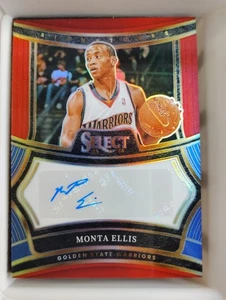 Panini Select 2024-25 - Signatures Monta Ellis #SIG-ELL Red Prizm 76/99  - Imagen 1 de 2