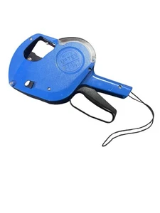 Motex MX-2316NEW 2 Line 20 Digits Price Tag Gun – 10 2 Line, Blue EUC - Picture 1 of 11