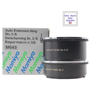[Near MINT] MAMIYA M645 Auto EXT Ring No.2, 3-S Extension Tube From JAPAN - Picture 1 of 10