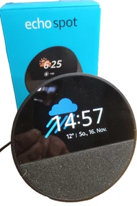 Echo Spot (2024) – Smarter Wecker mit Alexa und tollem Klang - OVP - Bild 1 von 5