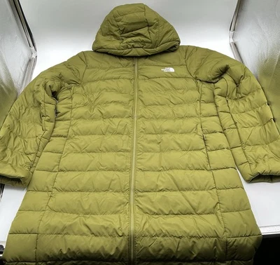 Chaqueta Parka Para Mujer The North Face Impermeable Aconcagua Con Capucha-Verde-Talla: XL Foto 1 de 4