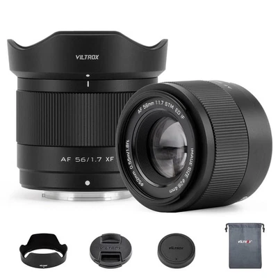 56mm F1.7 SLR Camera Lens X-Mount AF APS-C Large Aperture Wide-Angle Auto Foc... - Image 1 of 4