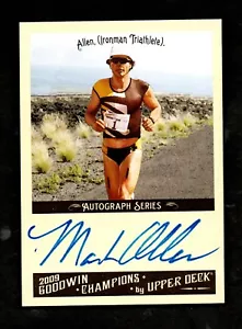 2009 Goodwin Champions Autogramm Mark Allen Ironman Triathlon HOF - Bild 1 von 2