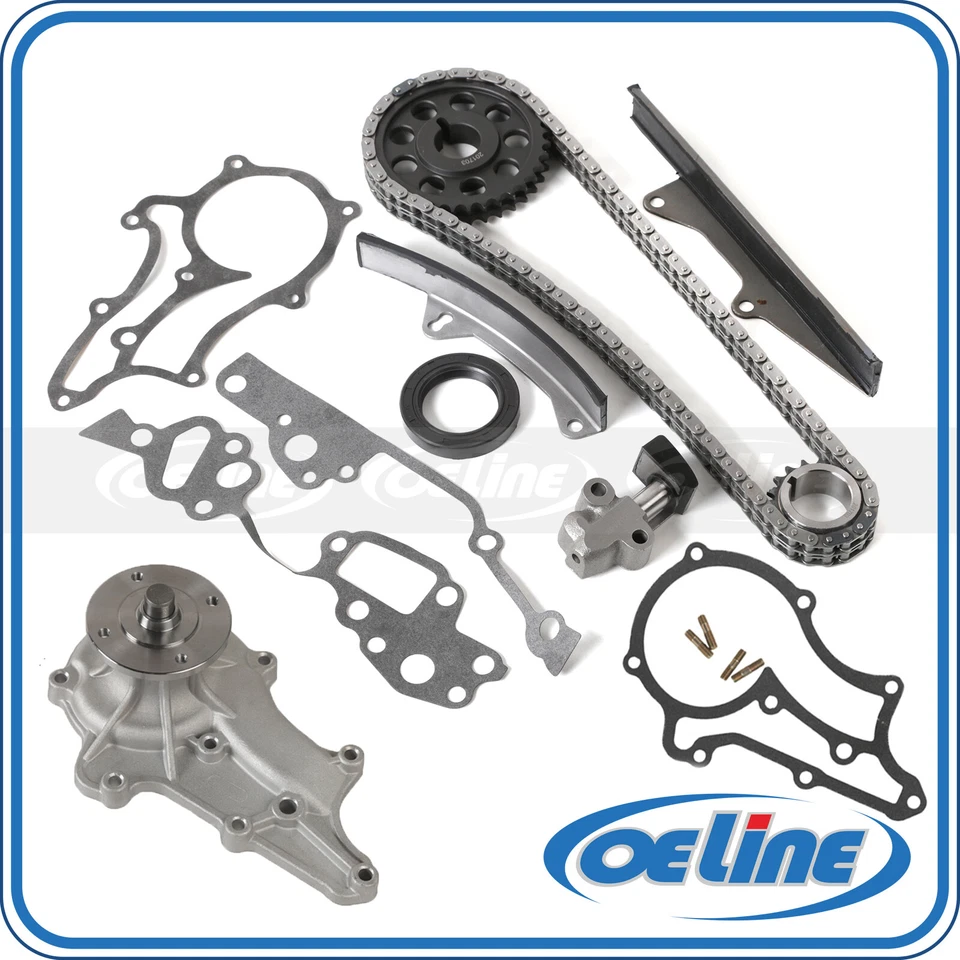 Kit de cadena de distribución para bomba de agua Toyota Corona 78-82 y pick up 2,2 L 2,4 L 20R 22R Foto 1 de 4