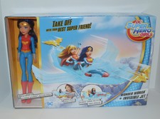 DC Superhero Girls Wonder Woman + Invisible Jet Action Doll Brand New With Box