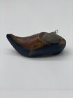 VERY OLD VICTORIAN ANTIQUE PIN CUSHION SHOE MID 19TH CENTURY