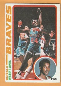 Wilbert Jones Buffalo Braves 1978-79 Topps #42 Tillar Arkansas Albany State - Imagen 1 de 2